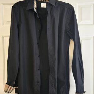 Burberry Black Button-Up Shirt